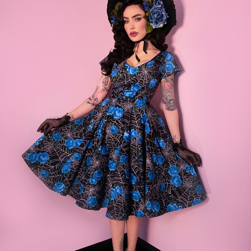 Micheline Pitt Vixen dress -Spider Web -Large